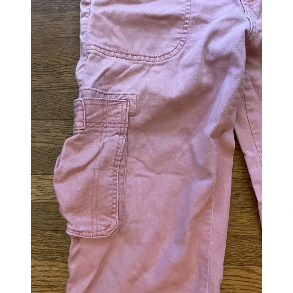 Levis Girls Pink Wide Leg Cargo Pants Utility Trousers Size 14
